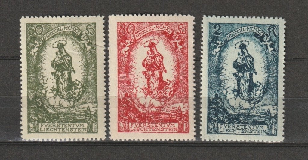 TSS Kavel 220173 Liechtenstein Europa pf  minr 40-42, Ophalen, Postfris