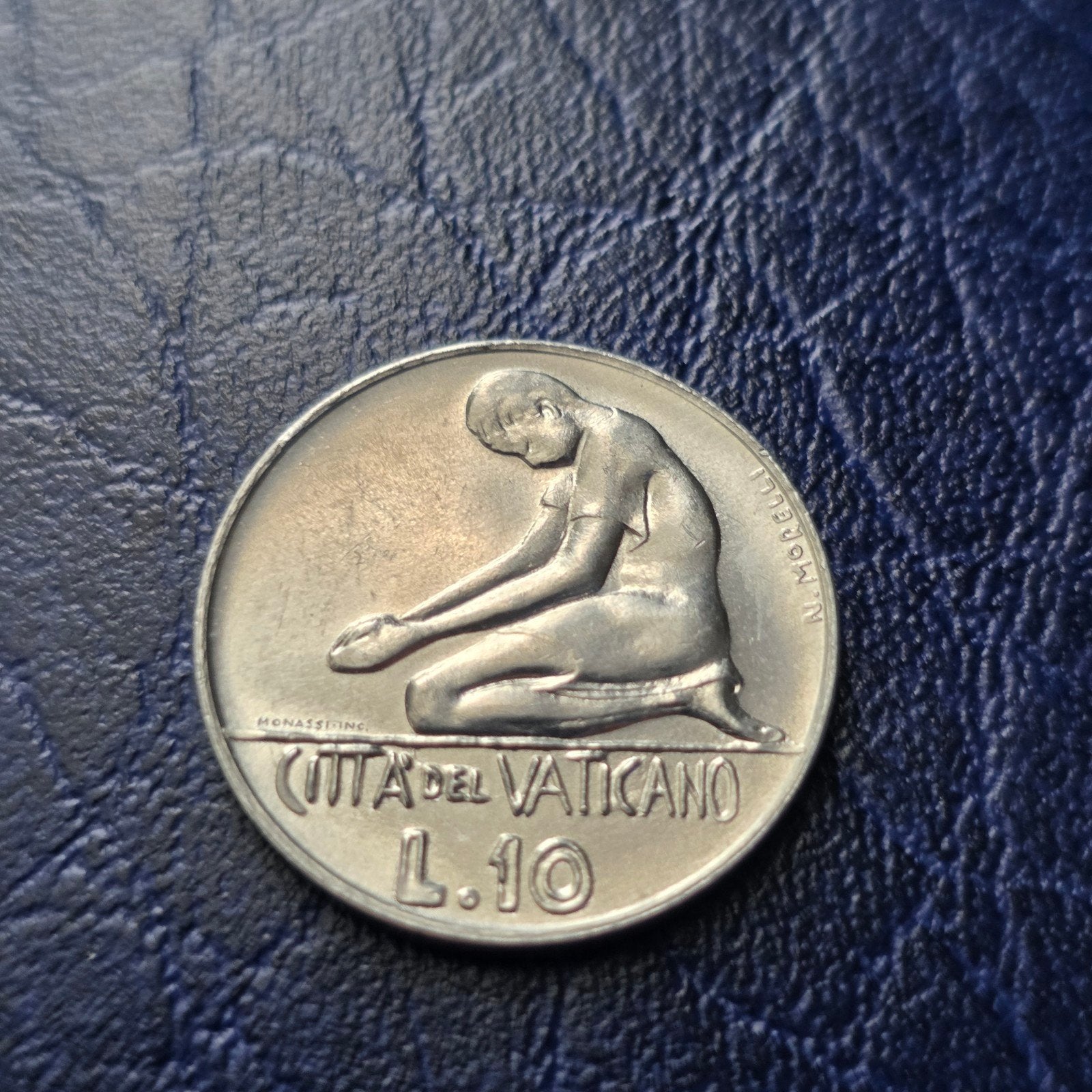 10 Lire 1978 Vaticaan - Paulus VI, Ophalen of Verzenden, Overige landen, Losse munt