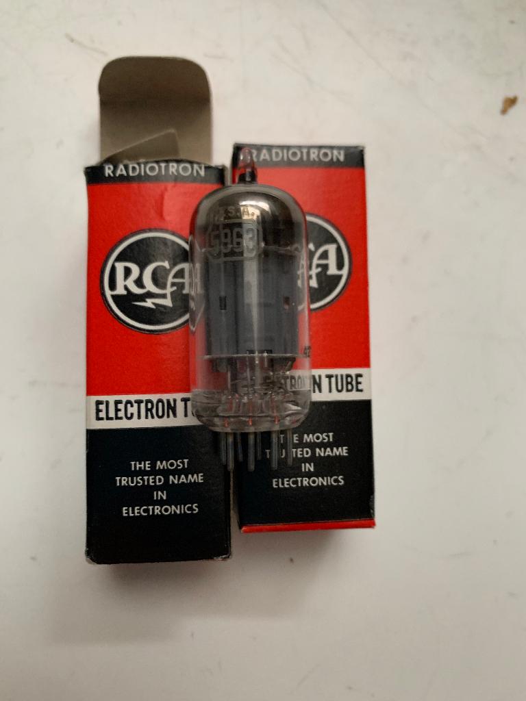 RCA 5963 buizen NOS ~6SN7 ECC82, Verzenden