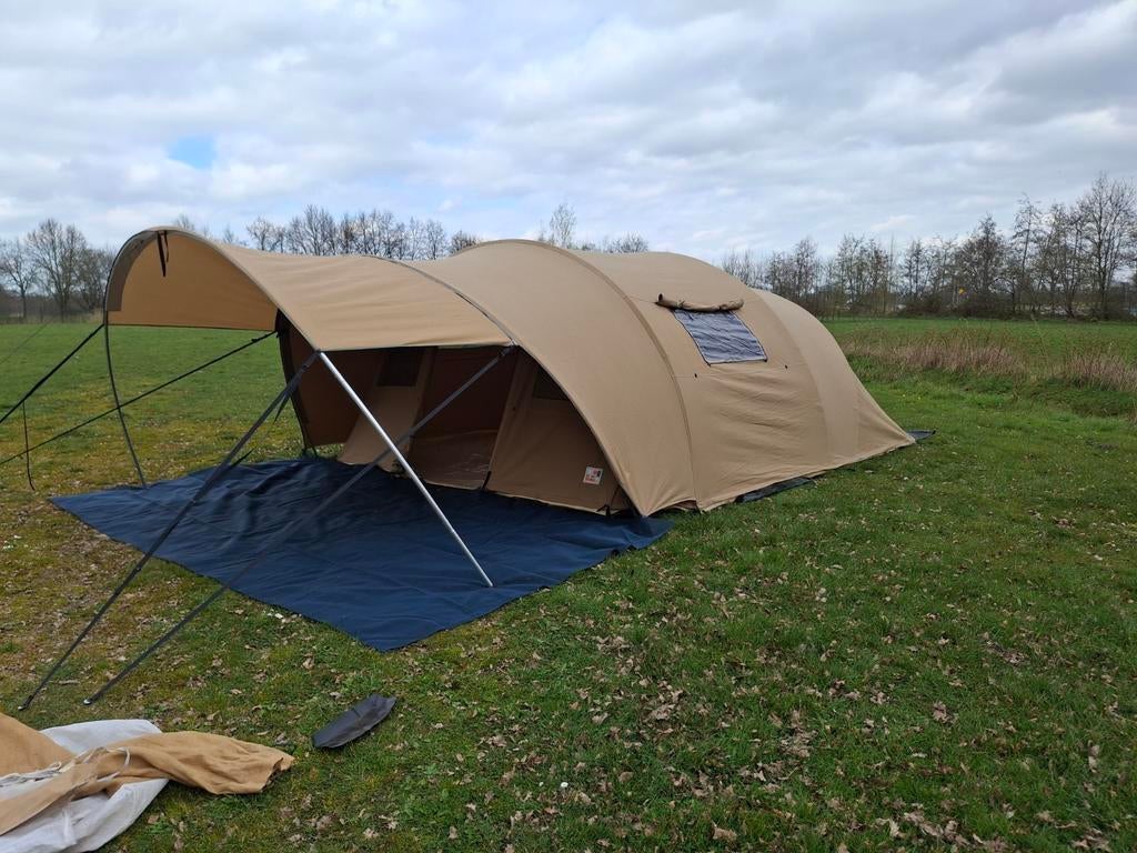 6 persoons tent DeWit zware kwaliteit katoen, Ophalen