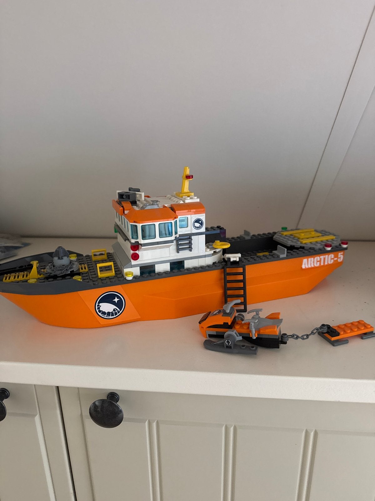 LEGO City Arctic-5 Onderzoeksschip, Ophalen of Verzenden, Zo goed als nieuw, Overige merken