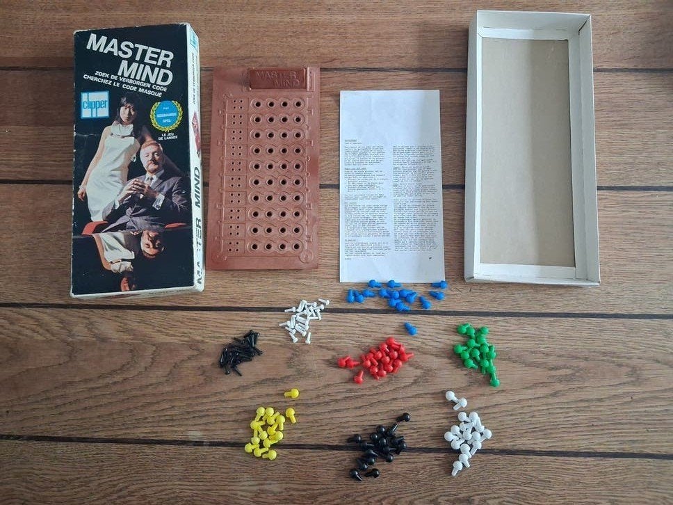 Master Mind bordspel van Clipper vintage mastermind, Een of twee spelers, Ophalen of Verzenden, Gebruikt, Clipper