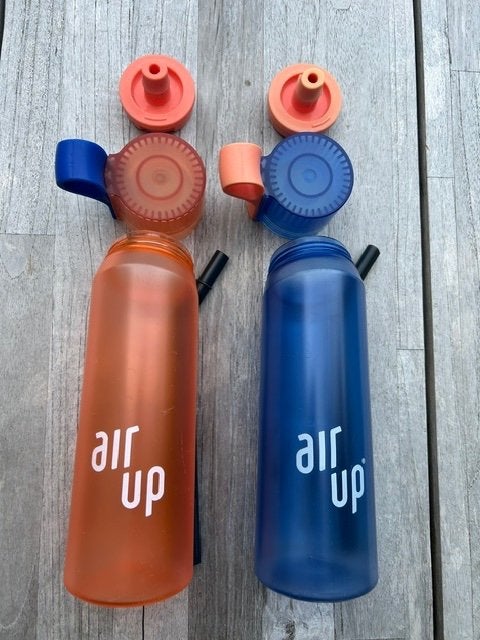 Bidons  'AIR UP' fles, Ophalen, Zo goed als nieuw