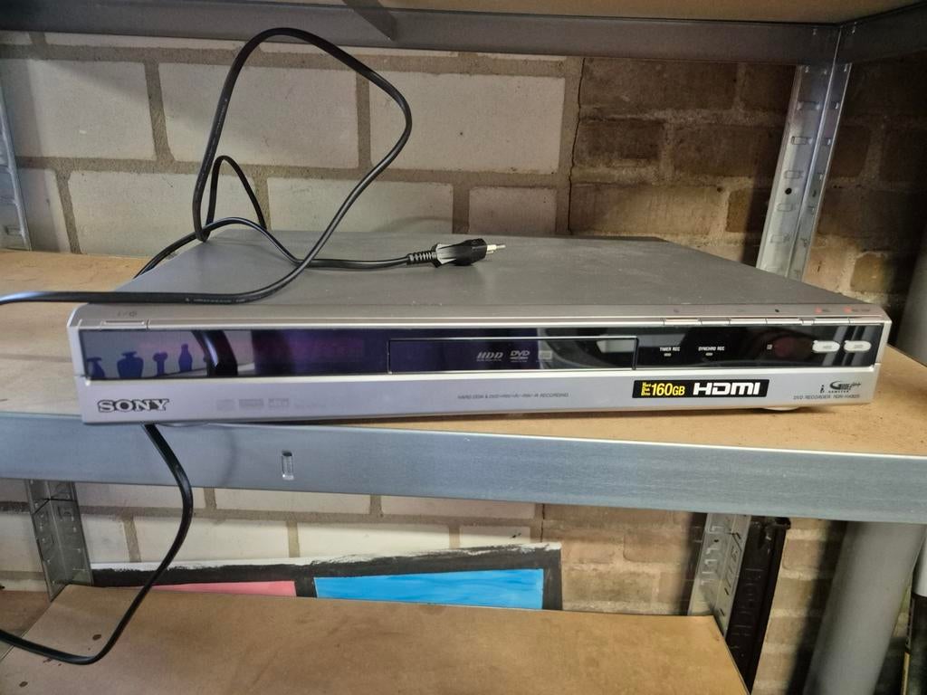 Sony DVD-speler met 160GB HDD en HDMI, Ophalen, Gebruikt, Met harddisk, Dvd-recorder