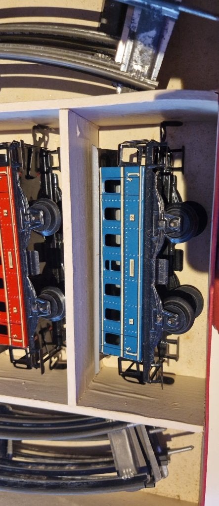 Locomotief 302417 met wagons en rails in OVP, Ophalen of Verzenden, Zo goed als nieuw, Trein, Schaalmodel