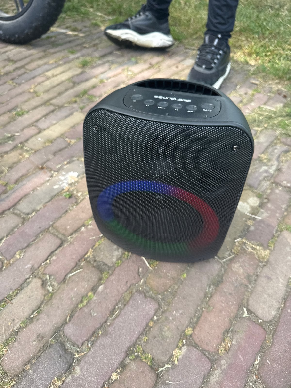 Soundlogic Party Speaker met Lichteffecten, Gebruikt, Party speaker, Bluetooth, Minder dan 60 watt