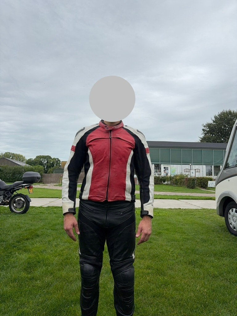 Büse Motorpak Leer (Jas, Broek, Laarzen) - Maat XL/54, 45, Ophalen of Verzenden, Tweedehands, Heren, Combipak
