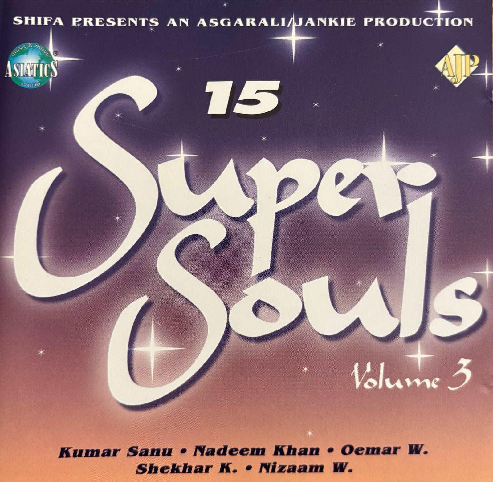 15 Super Souls Volume 3 - Indiase muziek CD, Verzenden, Gebruikt, Album, Inclusief doosje