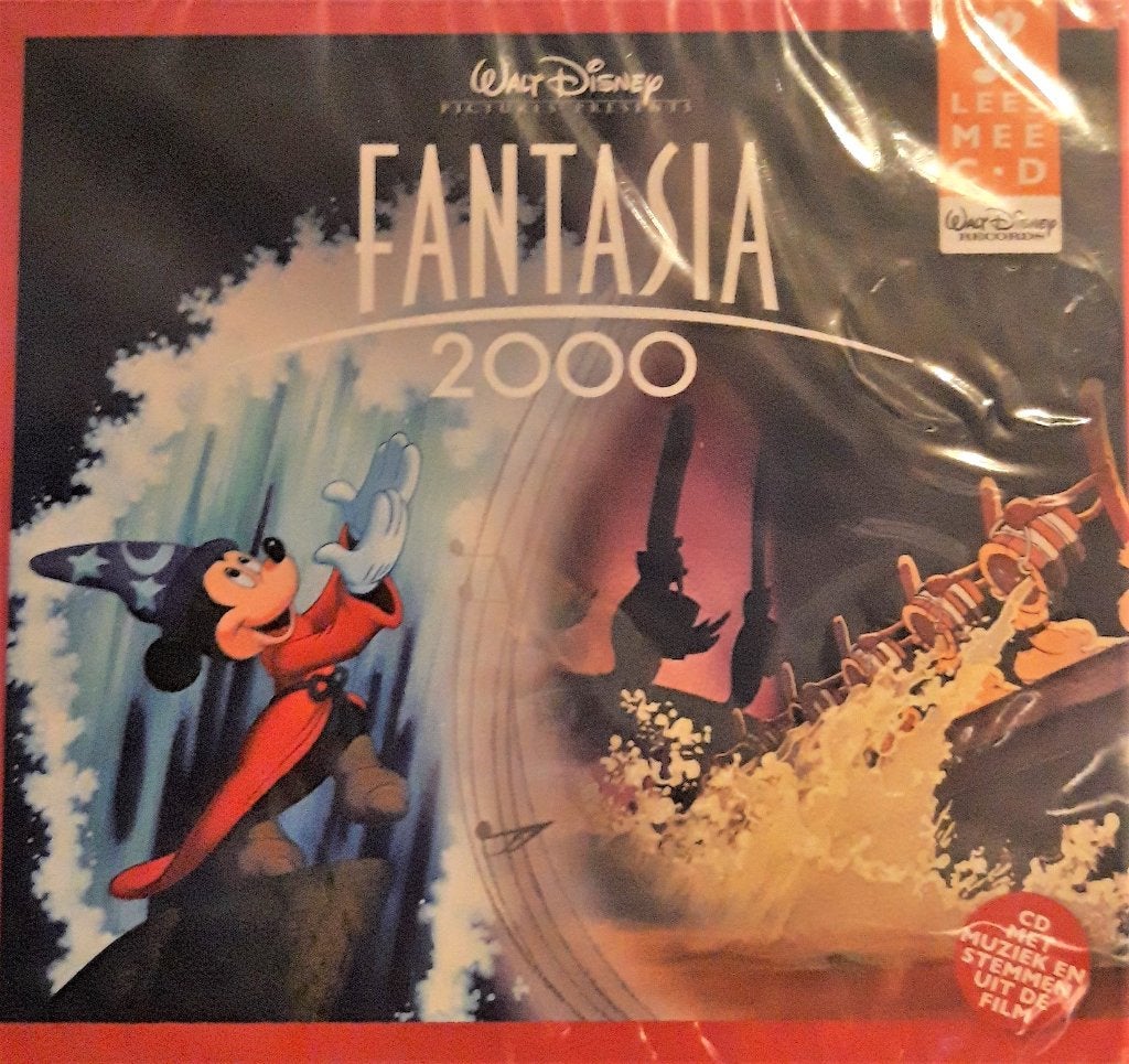 Fantasia Disney Lees mee cd met boekje 14 x 13 cm NIEUW, Boeken, Ophalen of Verzenden