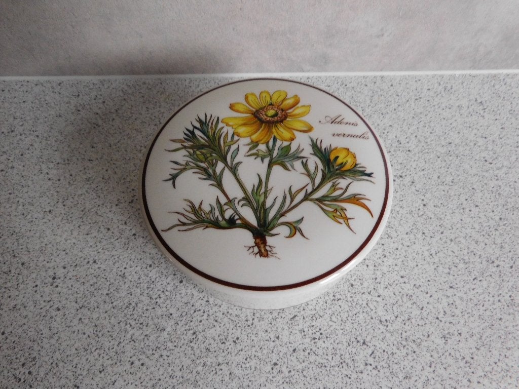 Trinketbox 10 cm. Botanica Villeroy & Boch, Ophalen of Verzenden, Zo goed als nieuw, Overige stijlen, Porselein