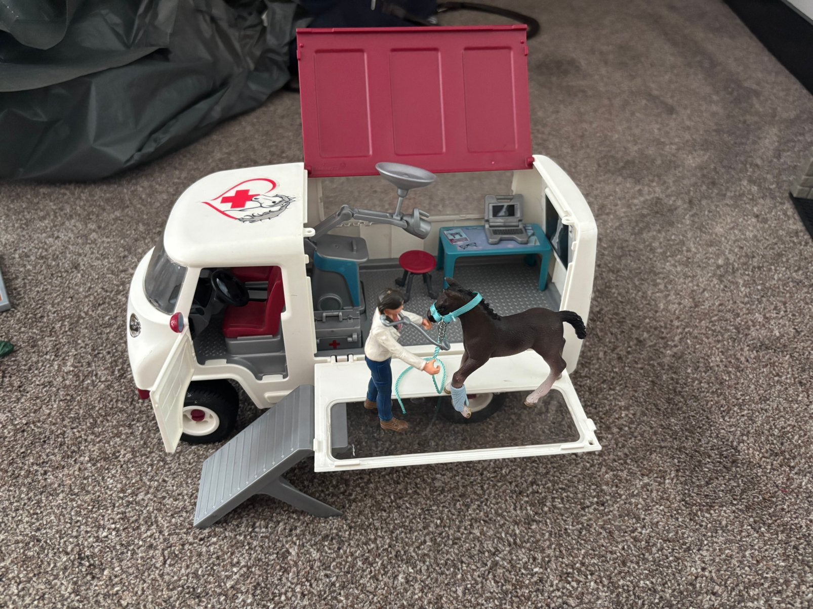 Schleich mediche auto, Ophalen of Verzenden, Zo goed als nieuw, Jongen of Meisje