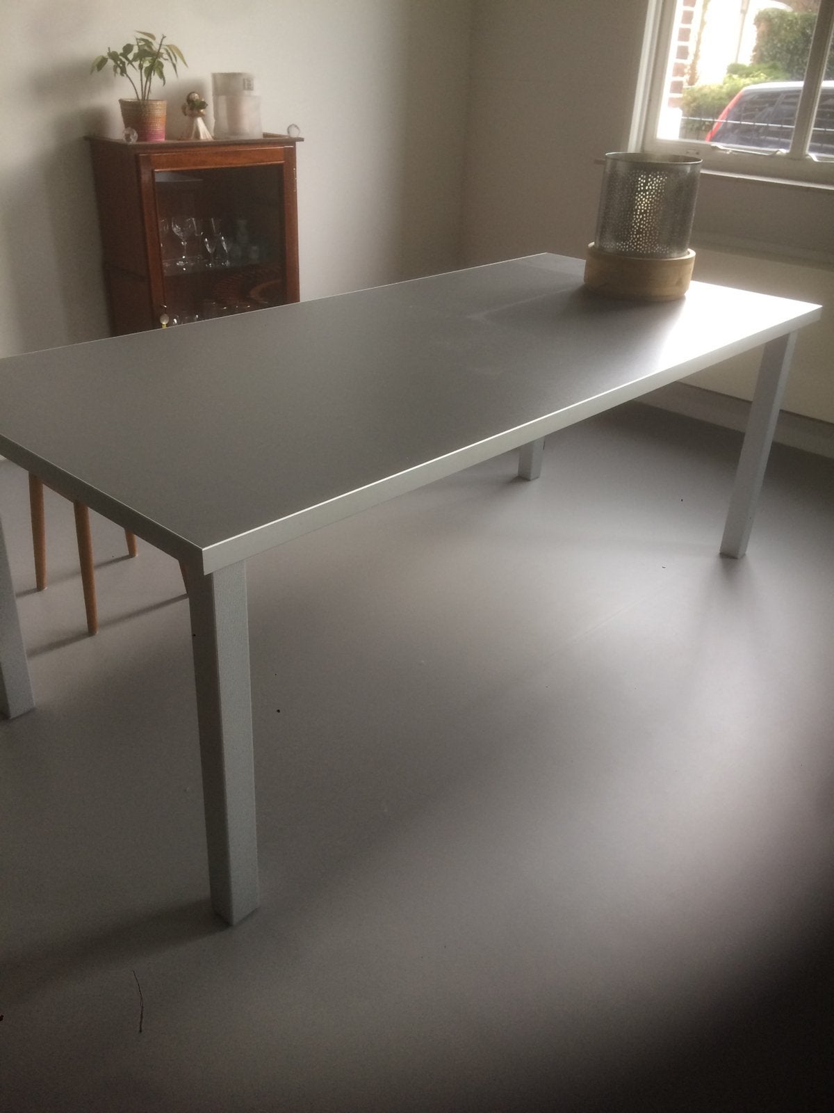 tafelblad   "industrieel" 50x200, Ophalen, Industrieel strak, 50 tot 100 cm, Zo goed als nieuw