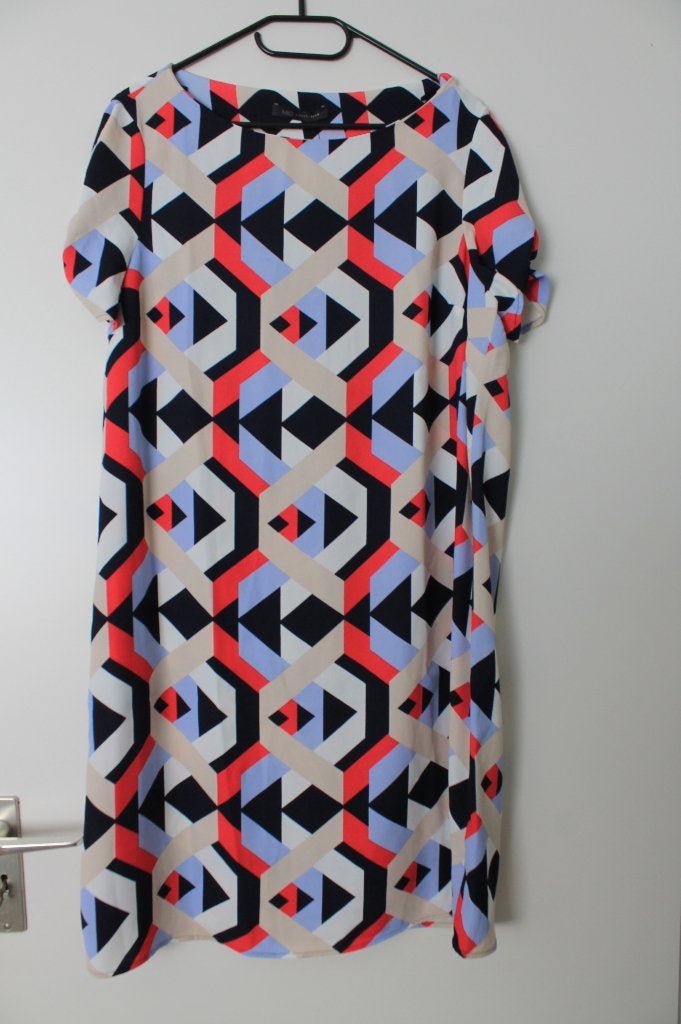 Mark and Spencer jurk met grafisch motief maat 44, Kleding | Dames, Overige kleuren, Verzenden, Maat 42/44 (L), Nieuw