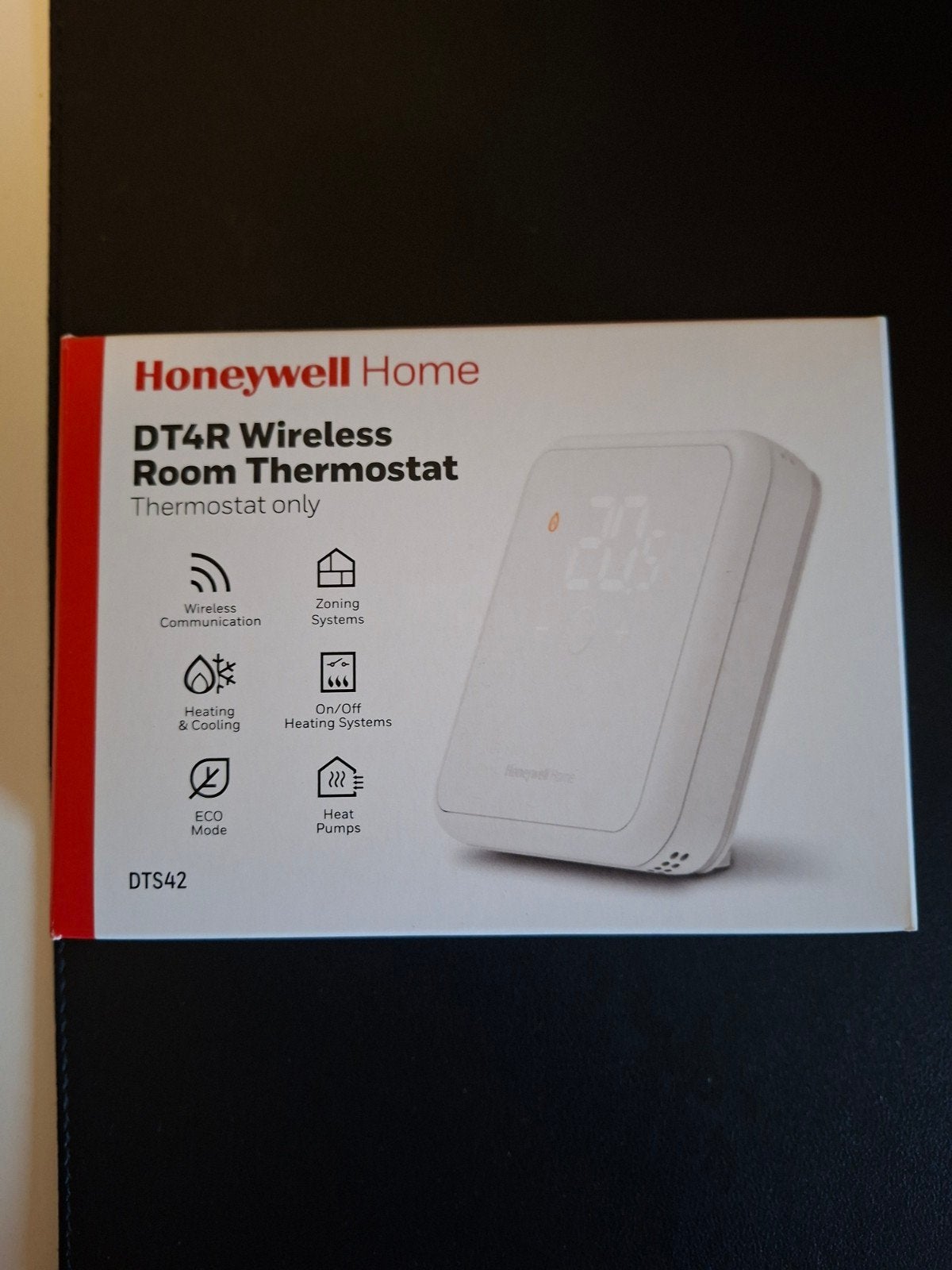 Honeywell Home DT4R Draadloze Kamerthermostaat Wit, Doe-het-zelf en Verbouw, Ophalen of Verzenden, Slimme thermostaat, Nieuw