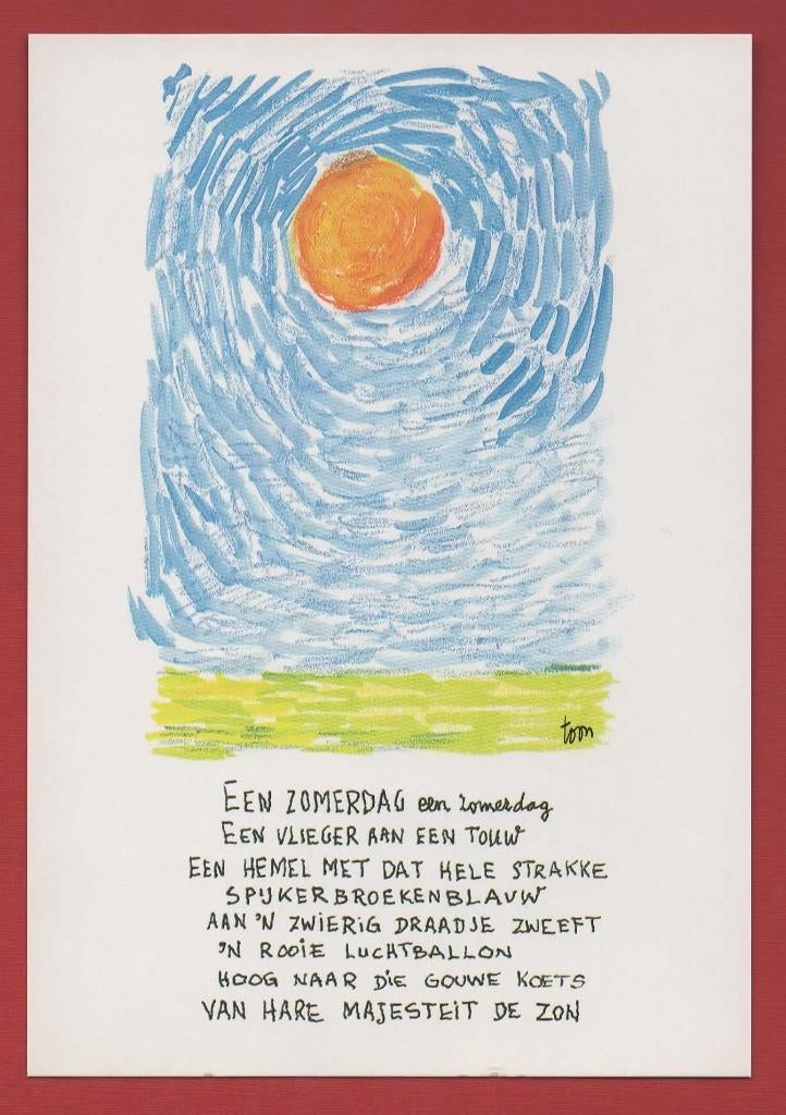 KInderpostzegelkaarten - Toon Hermans (2.) - On., Ophalen of Verzenden, 1980 tot heden, Ongelopen, Overige thema's