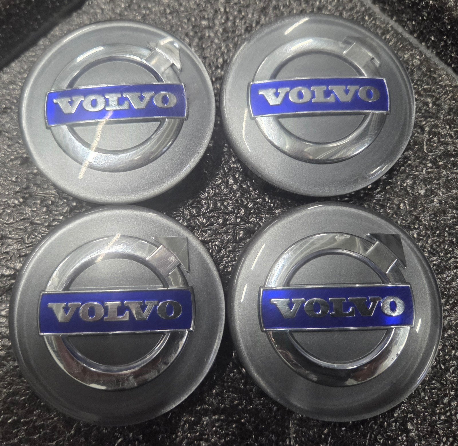ORIGINELE VOLVO NAAFDOPPEN GRIJS 64MM, Ophalen of Verzenden, Gebruikt