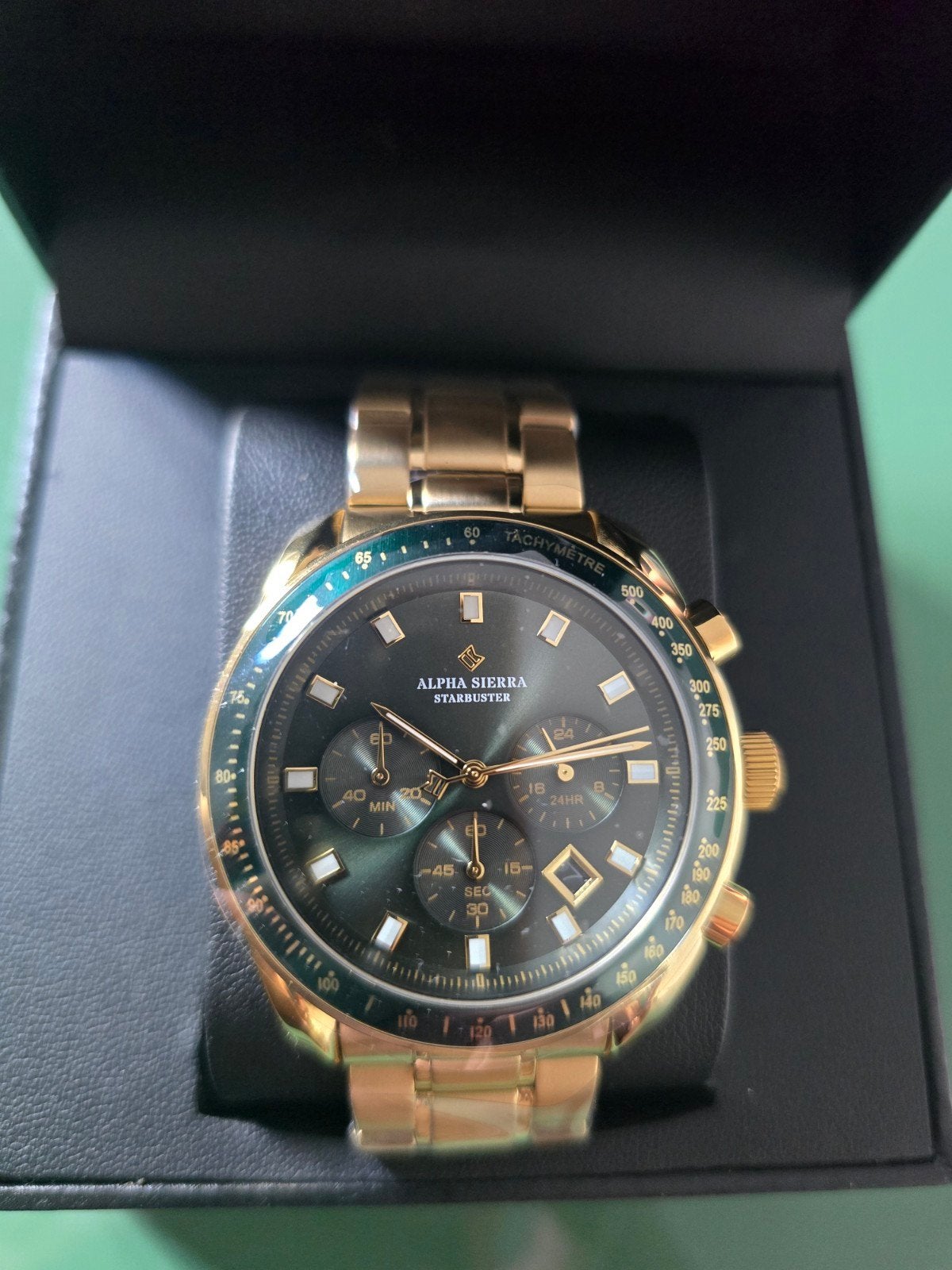 Alpha Sierra Starbuster horloge, Overige merken, Staal, Polshorloge, Nieuw