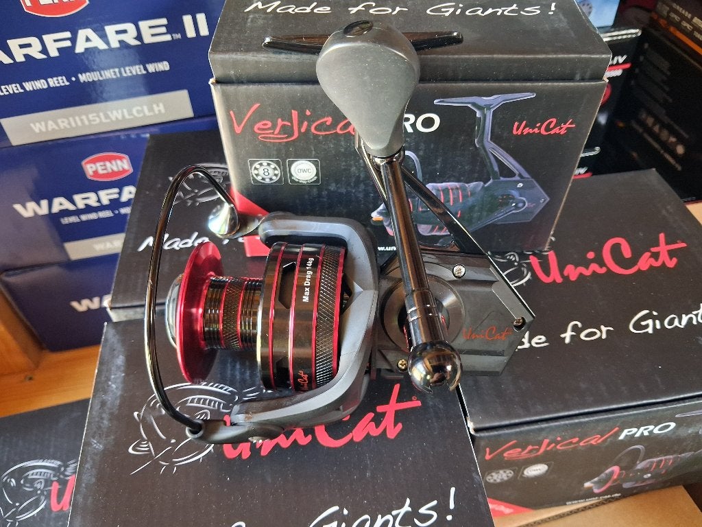 Uni Cat Vertical Pro Meervalmolens (14 kilo slip) Nieuw!, Watersport en Boten, Uni Cat, Molen, Ophalen of Verzenden, Bodenroder Weg