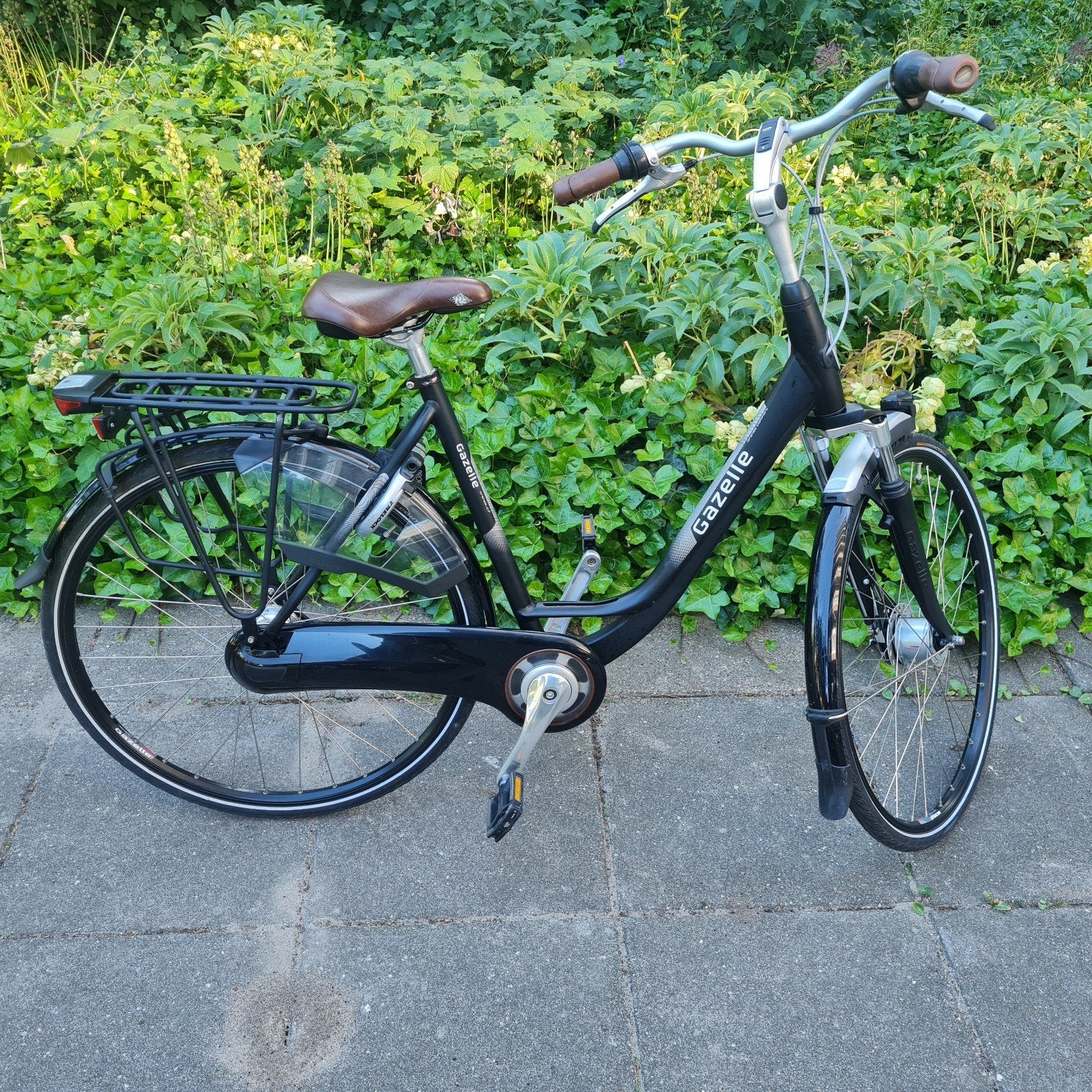 Mooie Gazelle Orange C7+ 53cm/7versn/naafdyn/vering, Ophalen, 53 tot 56 cm, Gazelle, Versnellingen