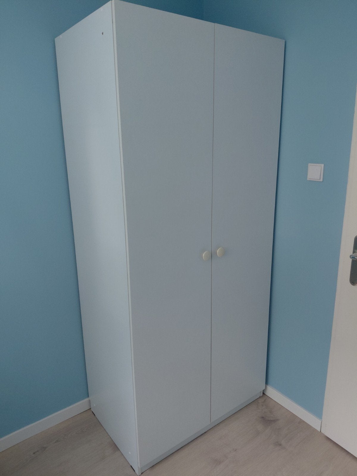 Witte Bruynzeel kast, gedemonteerd, Huis en Inrichting, Kasten | Kledingkasten, Ophalen, 200 cm of meer, 50 tot 100 cm, Overige houtsoorten