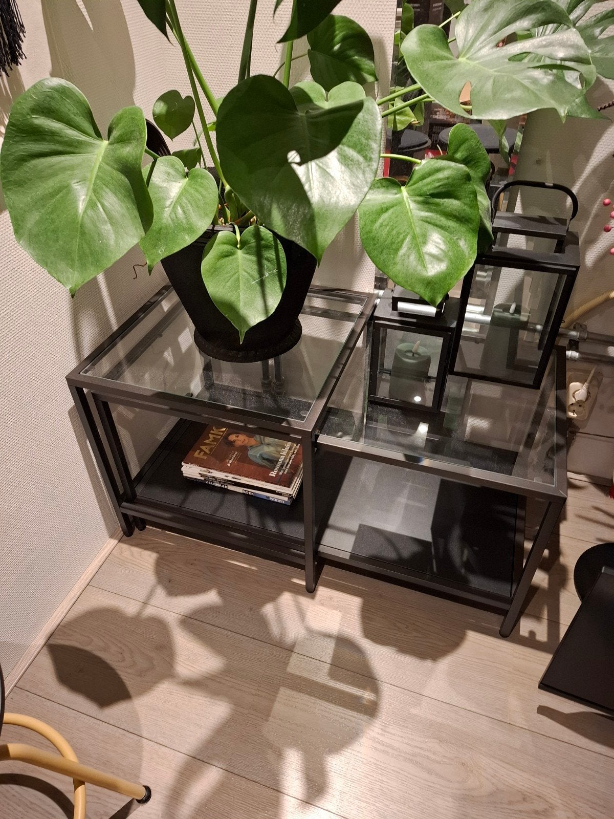 Bijzettafel. Ikea. 90x50 cm. Vittsjö. Set van 2., Huis en Inrichting, Kasten | Televisiemeubels, Minder dan 100 cm, 25 tot 50 cm