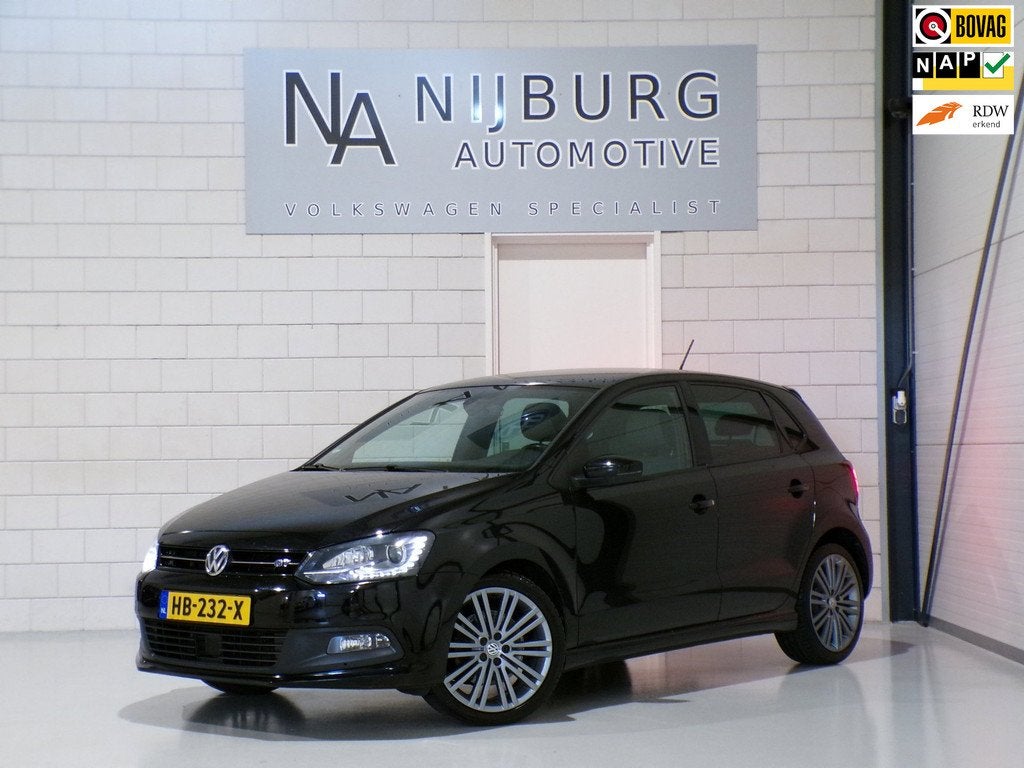 Volkswagen Polo 1.4 TSI BlueGT "Origineel NL!" Automaat! App, Auto's, Volkswagen, Bedrijf, Te koop, Polo, ABS, Achteruitrijcamera