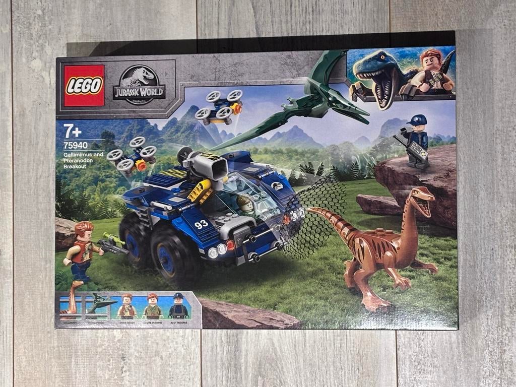 Nieuw! Lego Jurassic World 75940 Gallimimus Breakout, Ophalen of Verzenden, Nieuw, Complete set, Lego