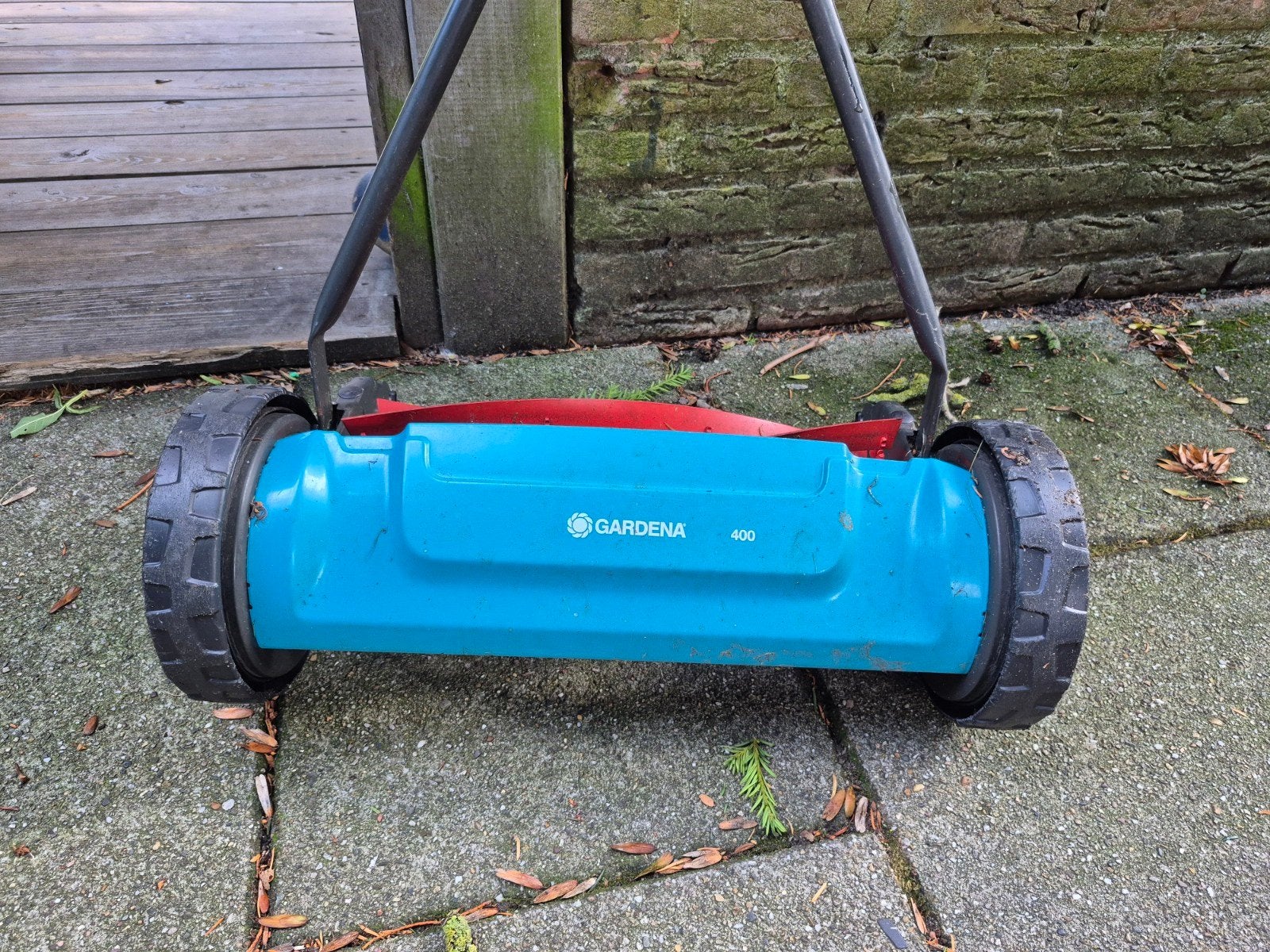 Gardena 400 handgrasmaaier kooimesmaaier, Gebruikt, Handgrasmaaier, Ophalen of Verzenden, 40 t/m 49 cm