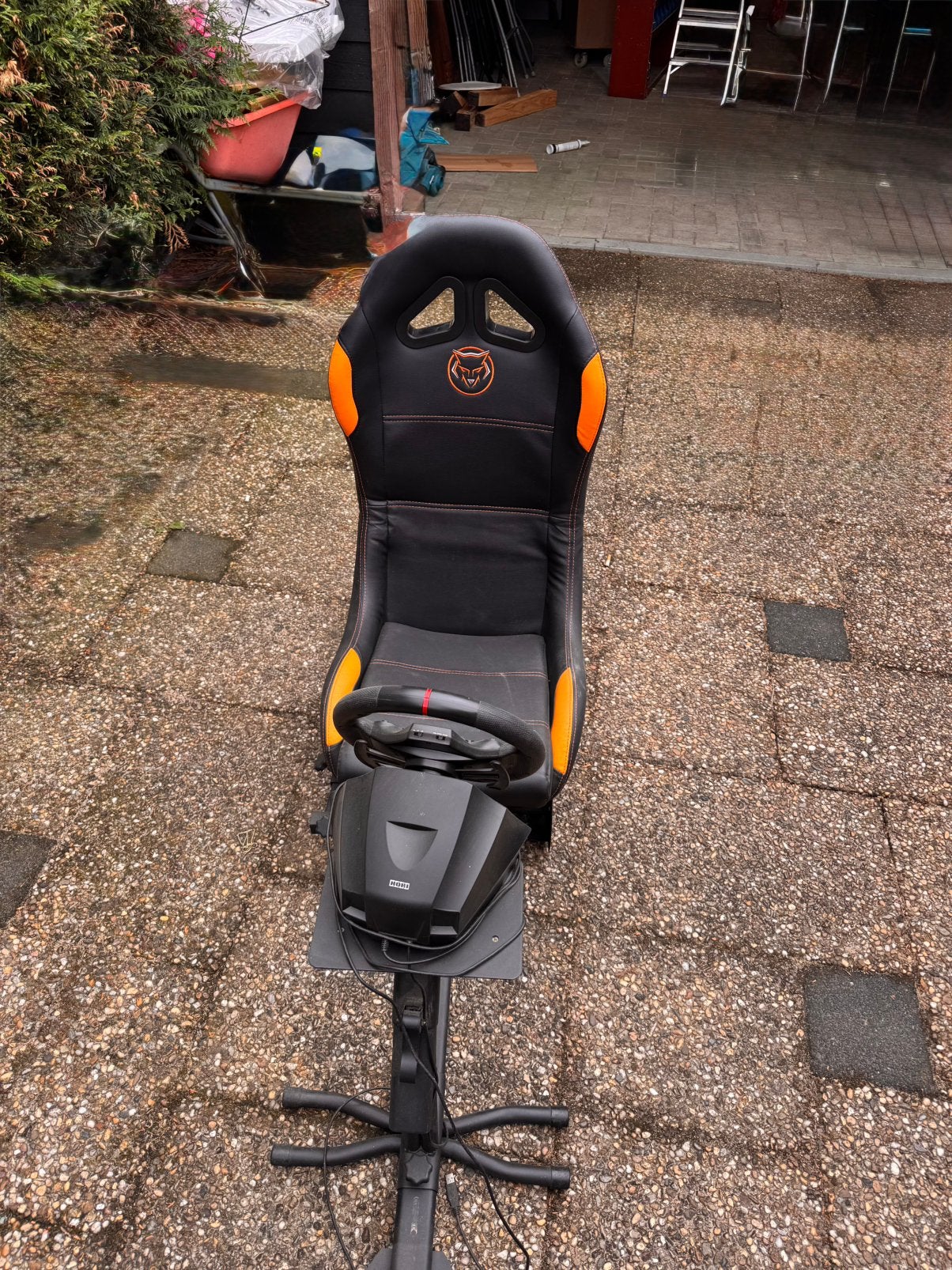 Sim Racing Stoel + Frame + Playstionen Stuur & Pedalen, Ophalen of Verzenden, Zo goed als nieuw, Playseat of Racestoel, PlayStation 1