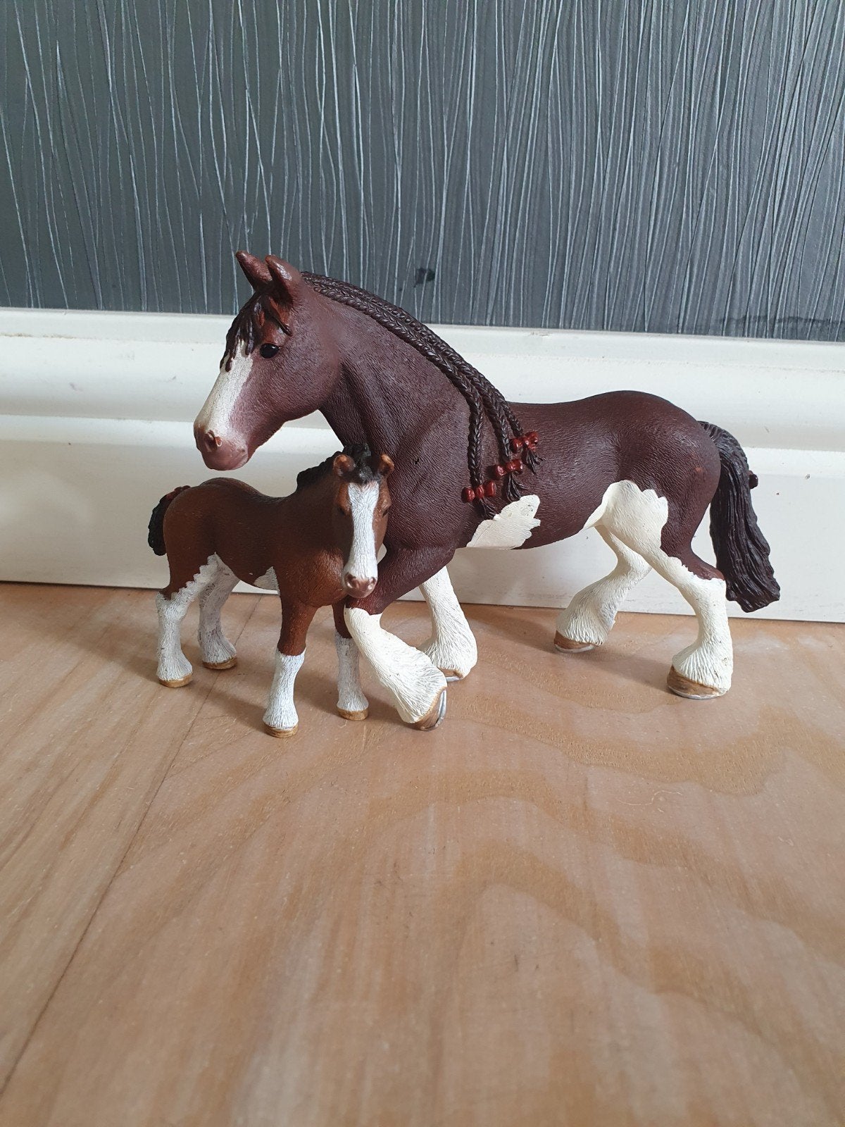 Schleich clydesdale familie, Ophalen of Verzenden, Nieuw