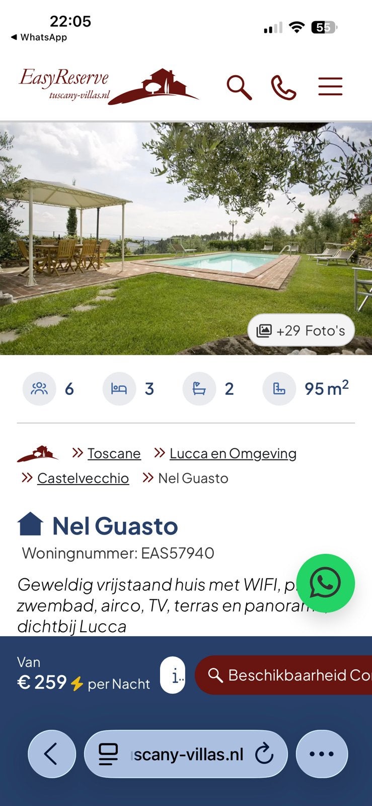 Vakantiehuis in Toscane: 3 - 17 okt. 6 personen., Vakantie, Landelijk, Zwembad, 6 personen, In bergen of heuvels