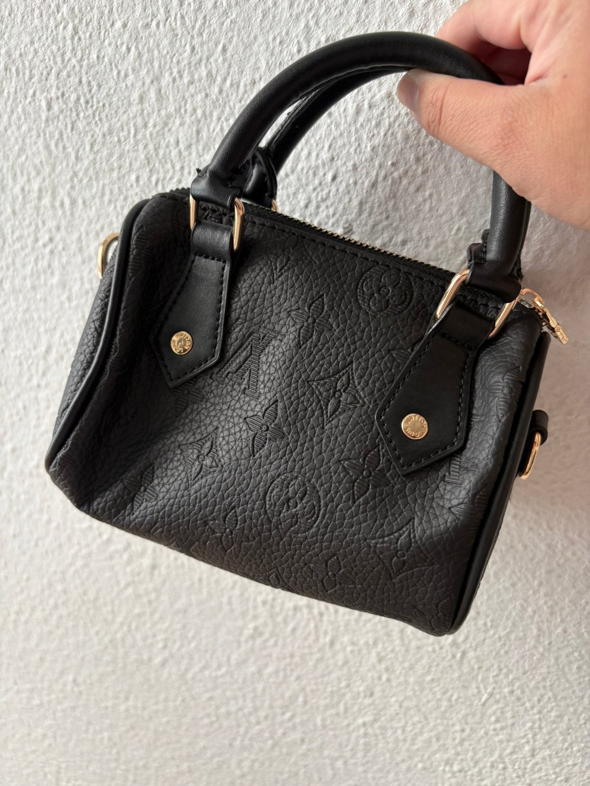 Mini Speedy Zwart, Ophalen, Zo goed als nieuw, Zwart, Handtas