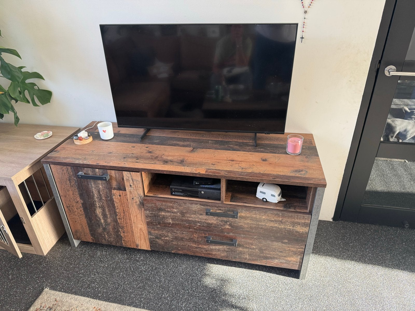 Complete Woonkamerset: Salontafel, TV-kast, Dressoir, Vitrin, Huis en Inrichting, Tafels | Salontafels, Ophalen, Gebruikt, 100 tot 150 cm