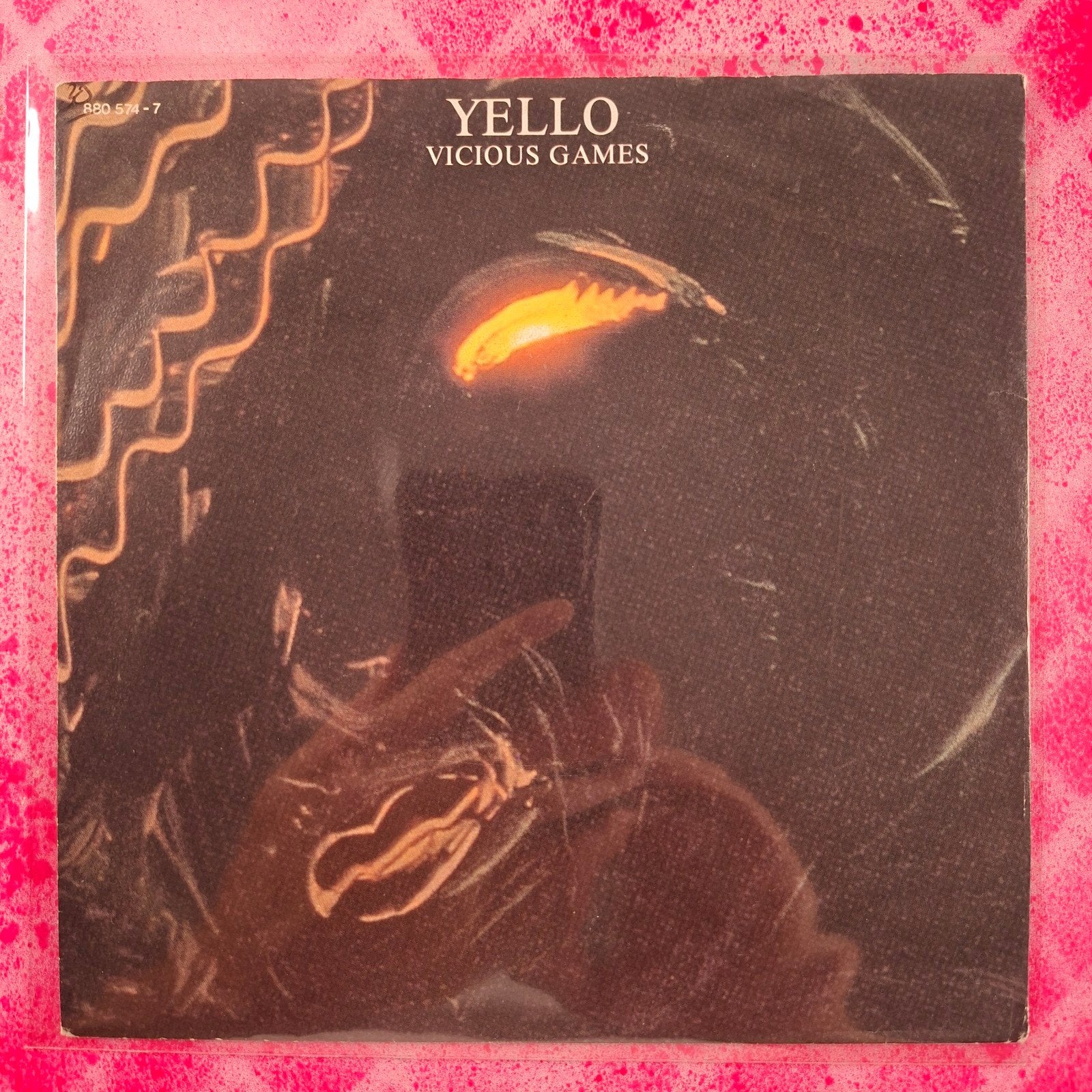 Yello Vicious Games single.                           Star45, Cd's en Dvd's, Gebruikt, 7 inch, Ophalen of Verzenden, Overige typen