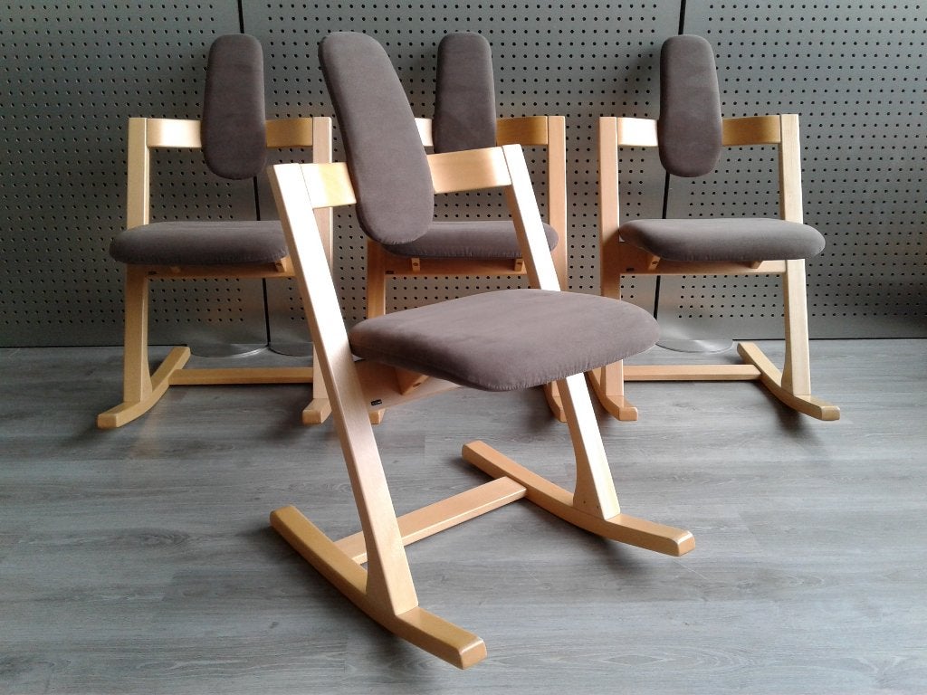 Set van 4x Variér (Stokke) Pendulum (Taupe), Prachtig!, Overige kleuren, Ophalen of Verzenden, Zo goed als nieuw, Overige materialen