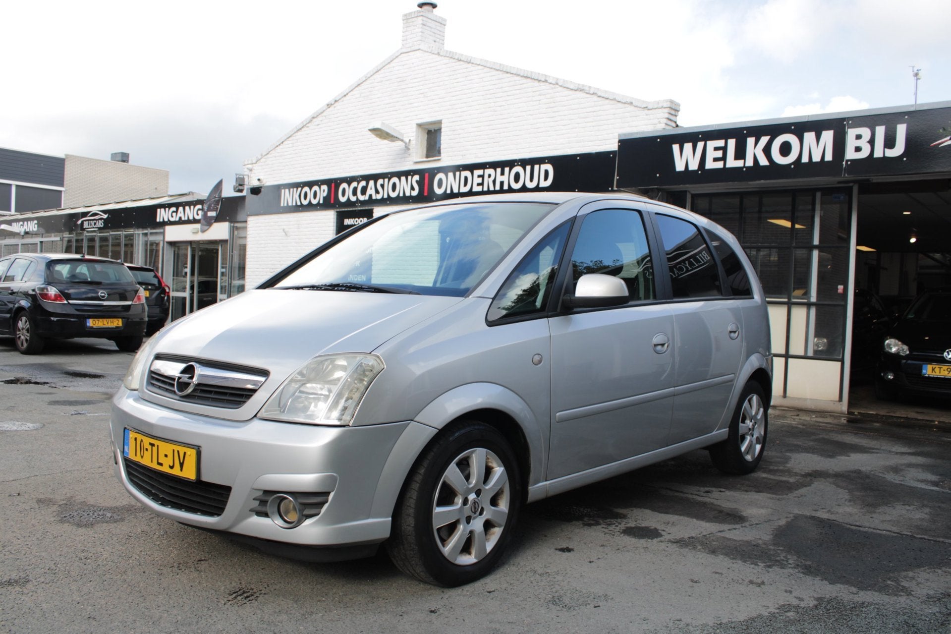Opel Meriva 1.6-16V Cosmo / Airco / CruiseControl / Elektris, Auto's, Voorwielaandrijving, Gebruikt, Zwart, 4 cilinders