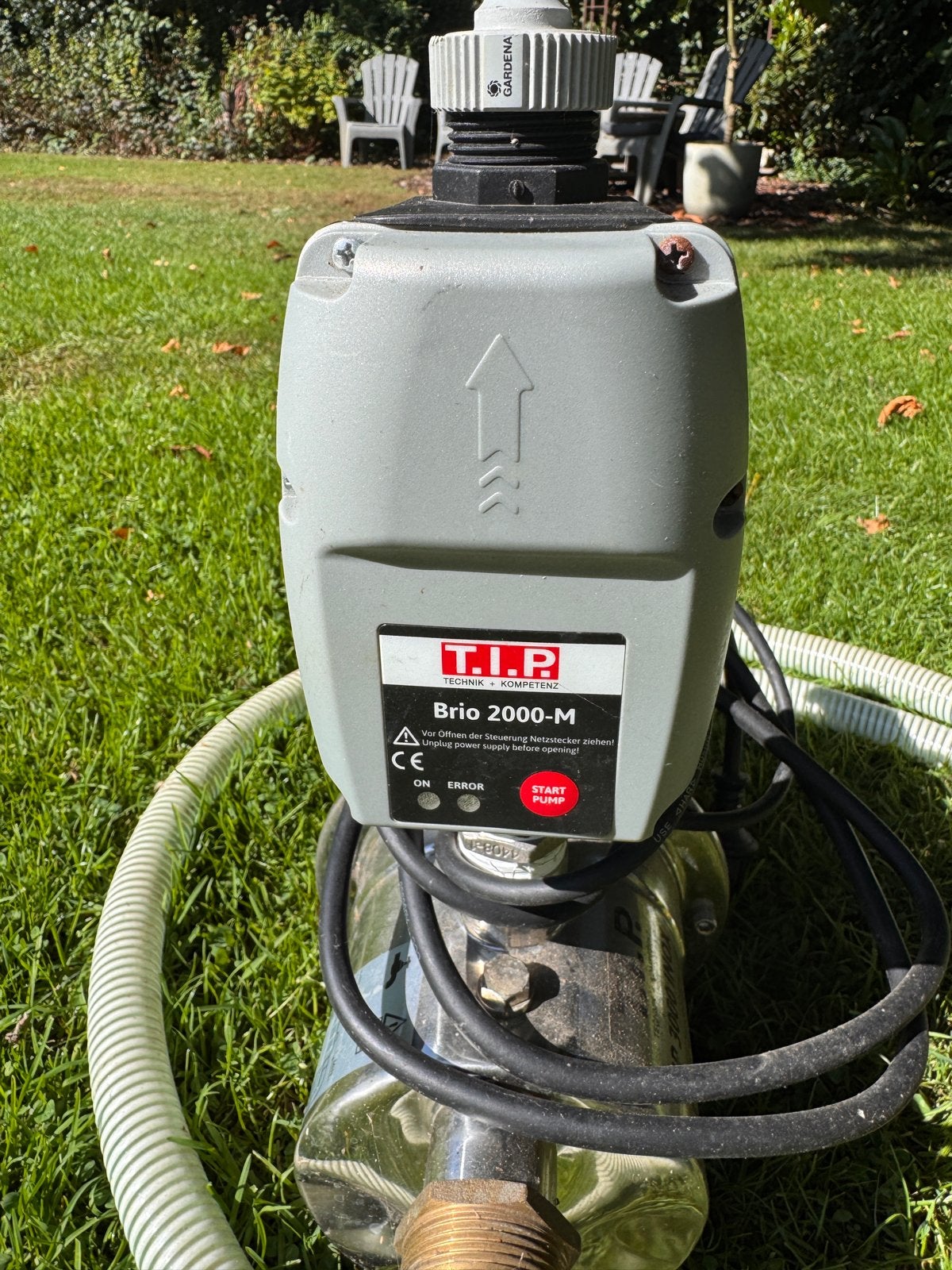 T.I.P. GP 3000 INOX hydrofoorpomp met Brio 2000-M, Ophalen, Zo goed als nieuw, Elektrisch, Hydrofoorpomp