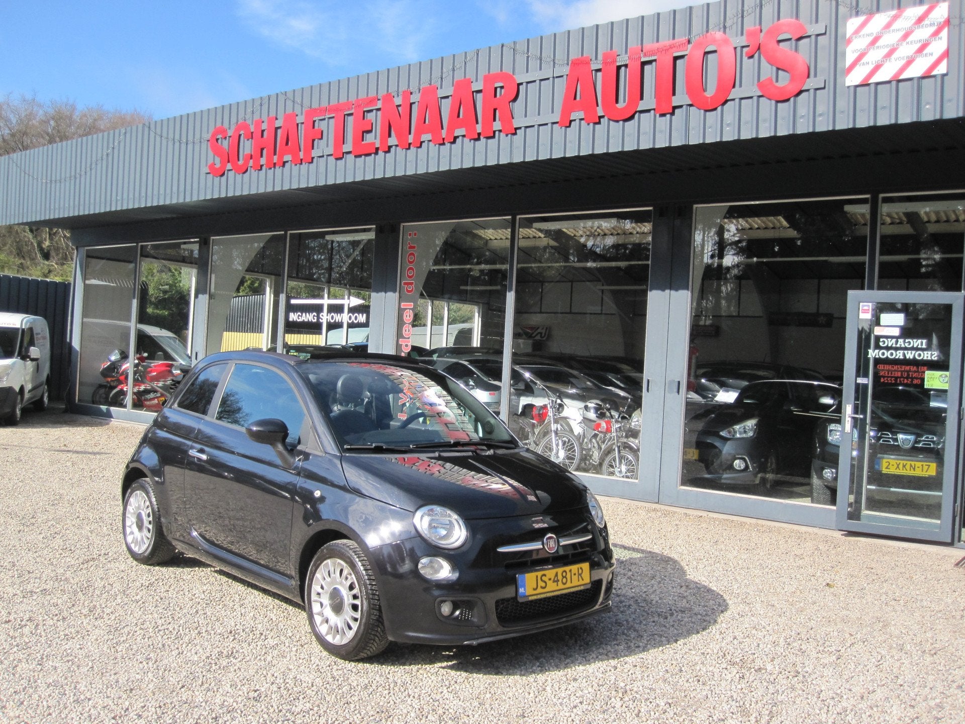 Fiat 500C 0.9 TwinAir Pop cabrio apk 26-03-2027 (bj 2012), Euro 5, 86 pk, Gebruikt, Zwart