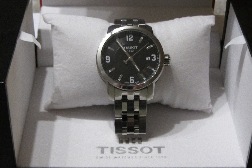 Tissot PRC 200, Overige merken, Staal, Polshorloge, Ophalen of Verzenden