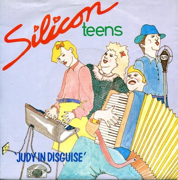 silicon teens / judy in disguise - electonic/punk/synth, Gebruikt, Verzenden, 7 inch, Single