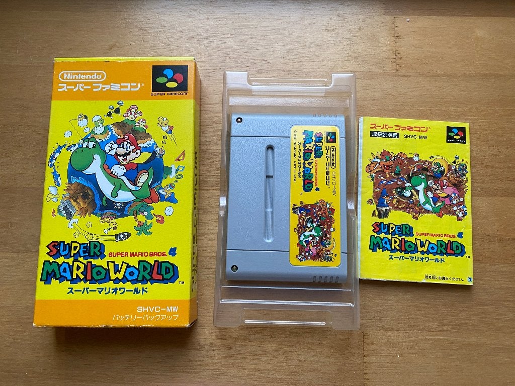 Super mario world super famicom, 1 speler, Ophalen of Verzenden, Zo goed als nieuw, Vanaf 3 jaar