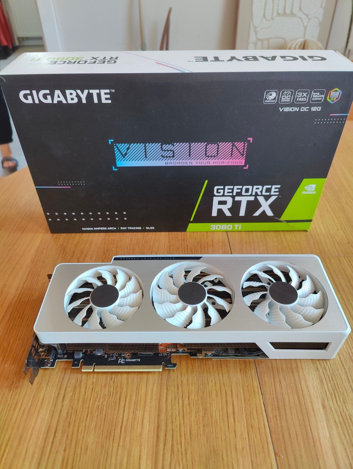 Gigabyte GeForce RTX 3080 Ti Vision OC 12G Videokaart, Computers en Software, Videokaarten, GDDR6, PCI-Express 4, Ophalen of Verzenden