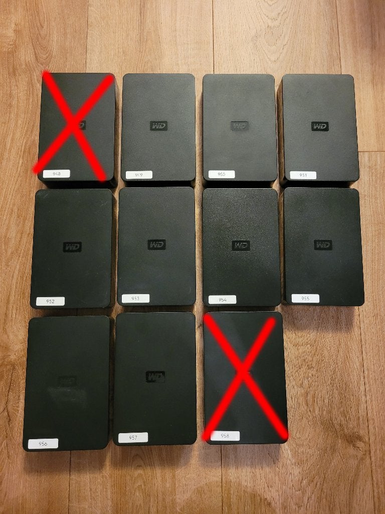 Externe HDD (Hard Disk) WD Western Digital Elements, HDD, Zo goed als nieuw, Desktop, Western Digital (WD)