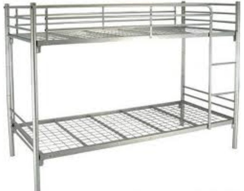 Ikea stalen stapelbed  Groningen, Huis en Inrichting, Slaapkamer | Stapelbedden en Hoogslapers, Ophalen, 90 cm, 160 tot 180 cm