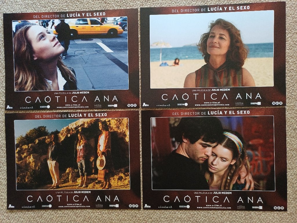 CAóTICA   ANA     lobbycard set., Verzamelen, Verzenden, Nieuw, A1 t/m A3, Film en Tv