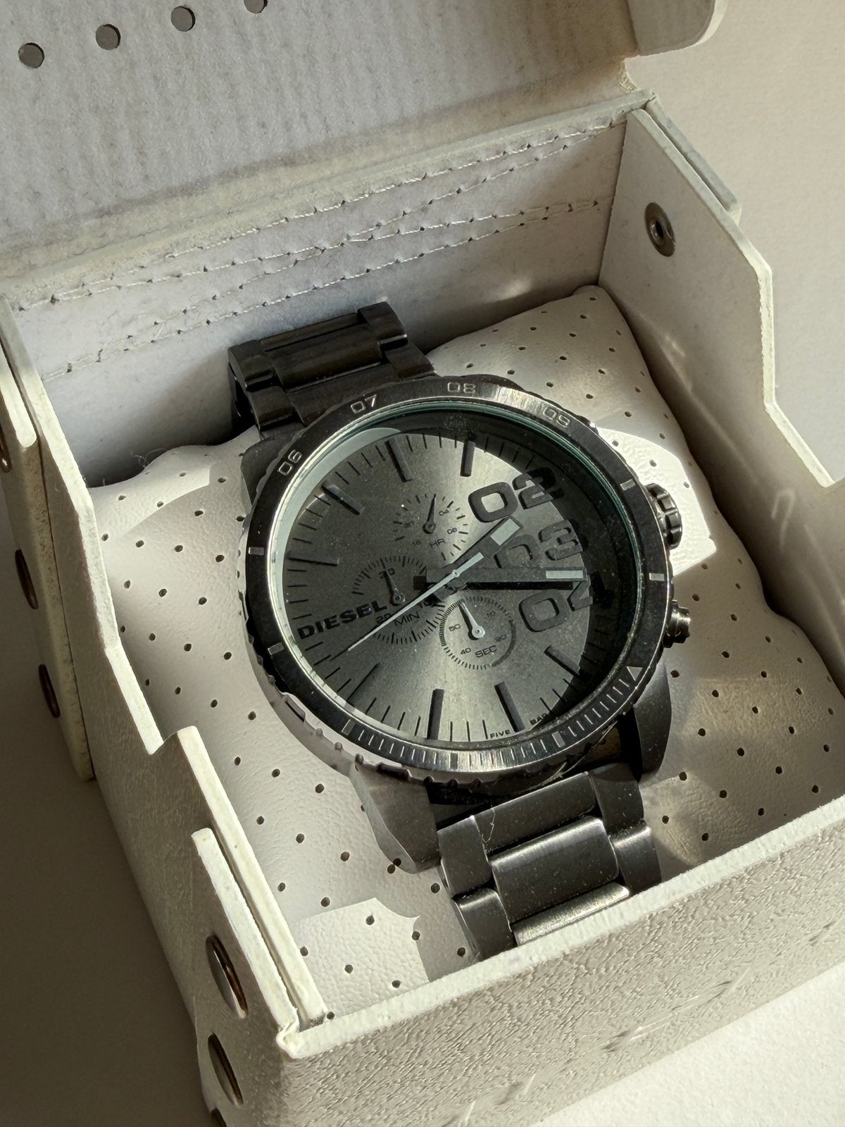 Horloge Diesel DZ4215, Staal, Gebruikt, Staal, Polshorloge