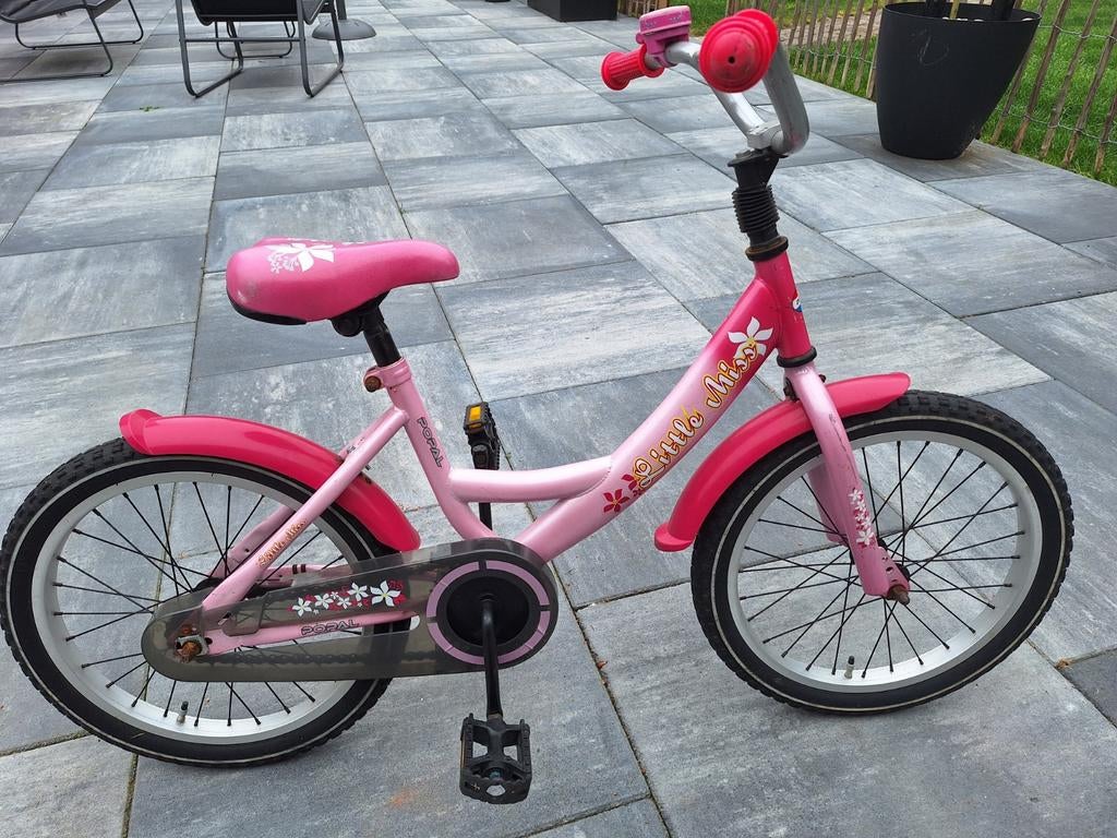 18 inch meisjesfiets, Fietsen en Brommers, Fietsen | Meisjes, Ophalen, Gebruikt, Terugtraprem, 18 inch