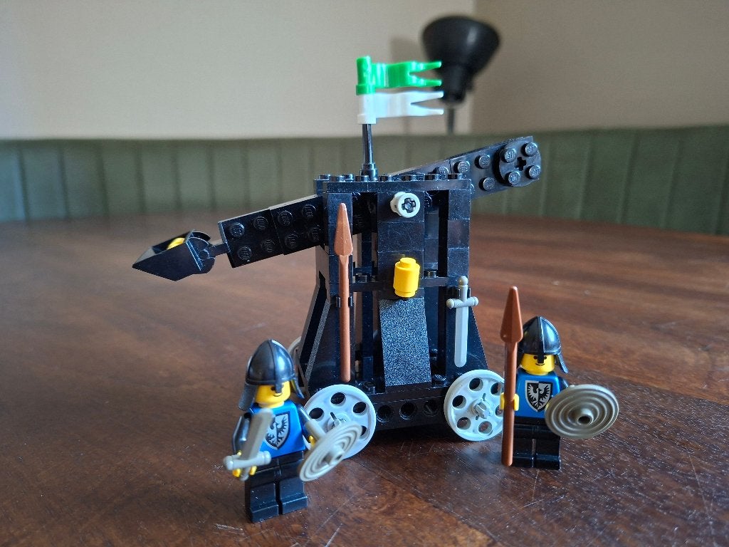 Lego Castle Catapult 6030 (1984), Kinderen en Baby's, Gebruikt, Lego, Ophalen of Verzenden, Castle