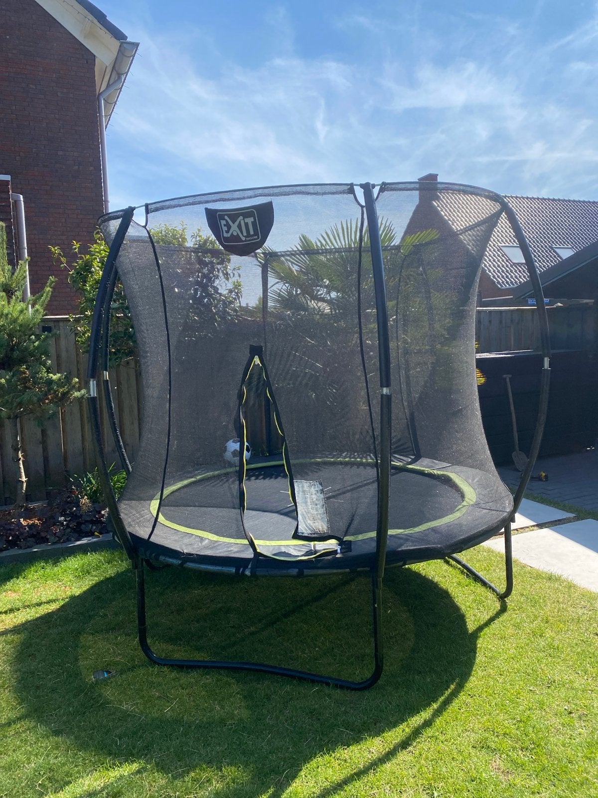 Trampoline Exit, zeer nette staat, 1 jaar oud, Ophalen of Verzenden, Zo goed als nieuw