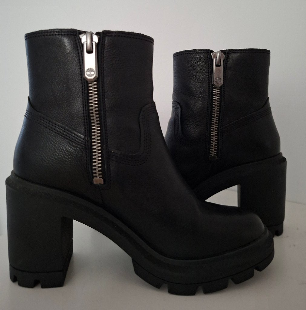 Zwarte enkellaarsjes/boots Timberland 38 nieuw, Zwart, Nieuw, Ophalen of Verzenden, Timberland